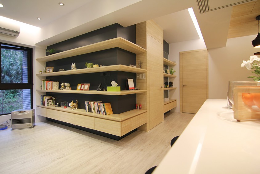 室內裝潢圖片，書房 清新自在北歐悠遊