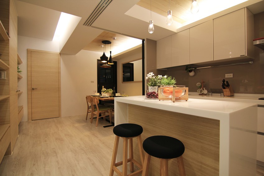 室內裝潢圖片，吧檯 清新自在北歐悠遊