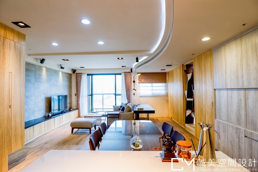 室內裝潢圖片，餐廳 周公館-工業北歐風格飯店式住宅