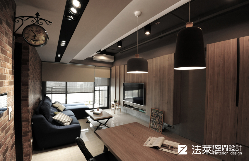 室內裝潢圖片， 輕工業風