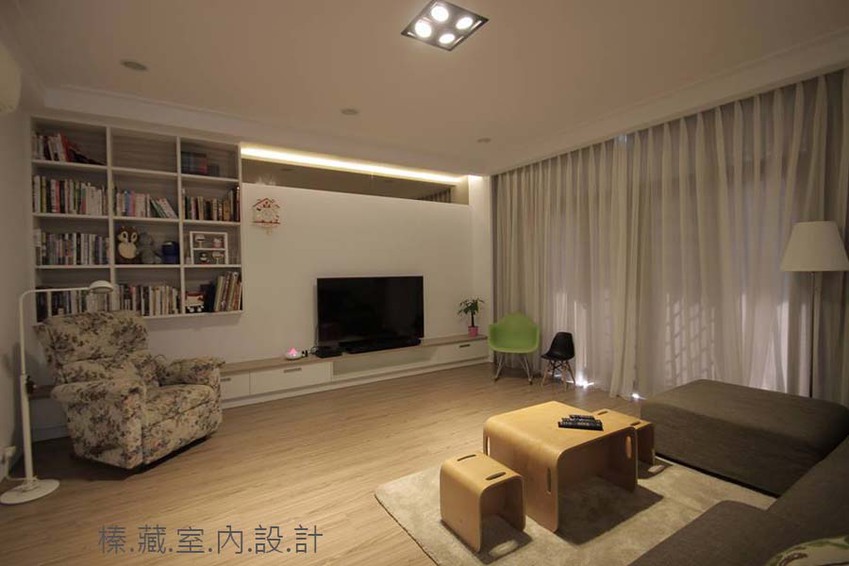 室內裝潢圖片， 簡約風輕裝潢