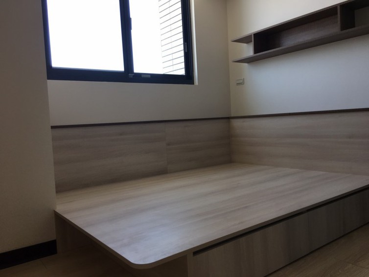 室內裝潢圖片， 木質沉穩收納家