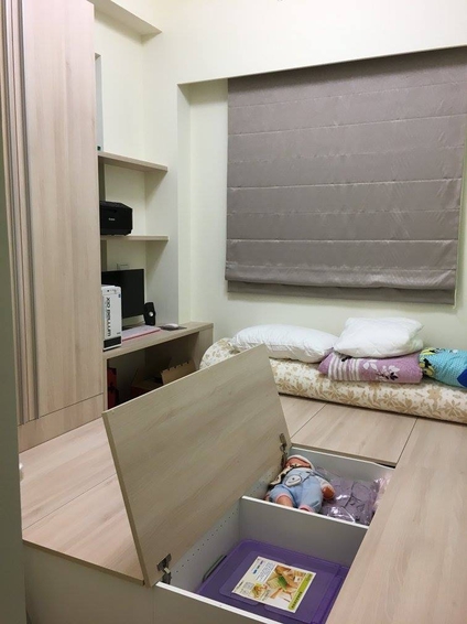 室內裝潢圖片， 柔和清新機能宅