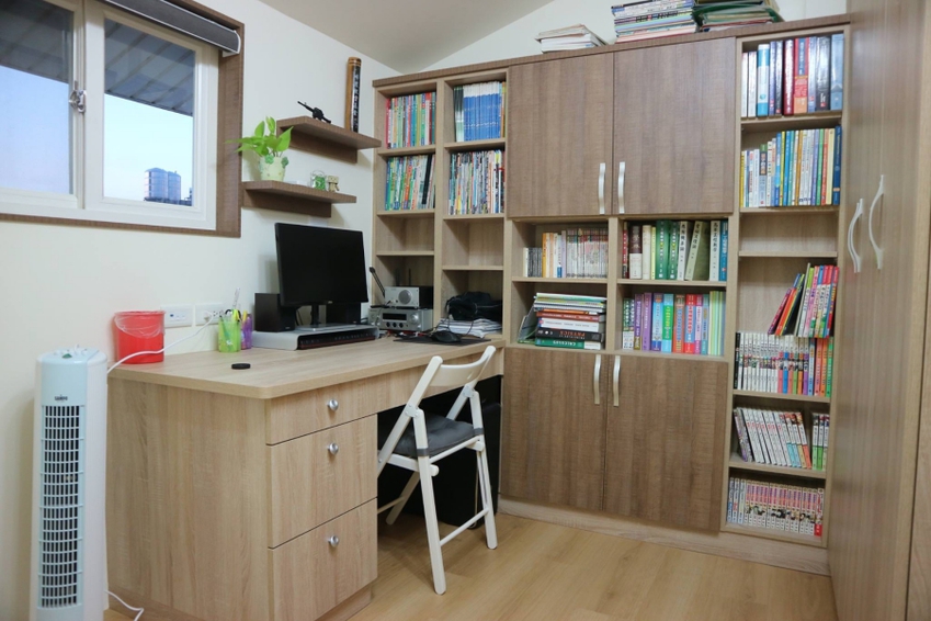 室內裝潢圖片， 極效4坪書香小宅