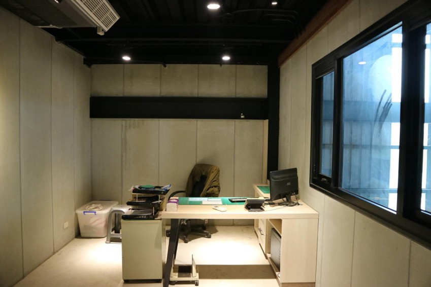 室內裝潢圖片， 簡練工業風辦公空間